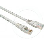 Solarix C6-155GY-1MB patch CAT6 UTP PVC, 1m, šedý – Zboží Živě