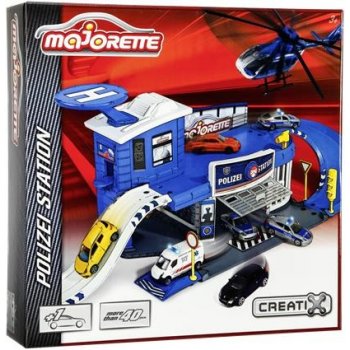 Majorette Creatix Polizei Station + 1 Car