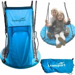 Lean Sport Houpací stan na houpačku Čapí hnízdo modrý 90-100 cm – Hledejceny.cz