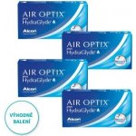 Alcon Air Optix plus HydraGlyde 6 čoček balení 3+1 zdarma – Hledejceny.cz