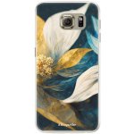 Pouzdro iSaprio - Gold Petals - Samsung Galaxy S6 Edge – Sleviste.cz