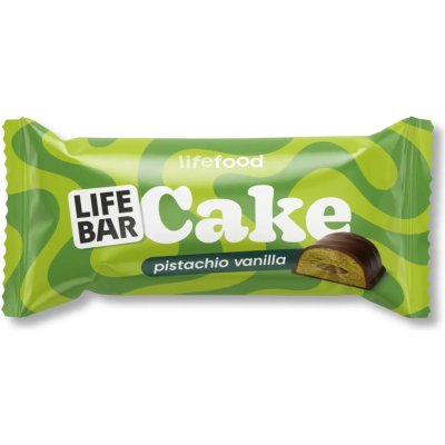 Lifefood Tyčinka Lifebar Cake pistácie a vanilka 35 g – Sleviste.cz