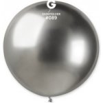 Gemar #089 Balónek G30 SHINY stříbrný 80 cm 31" – Zboží Dáma