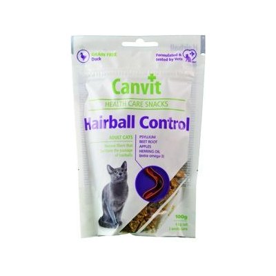 Canvit Snacks CAT Hairball Control 5 x 100 g – Zboží Mobilmania