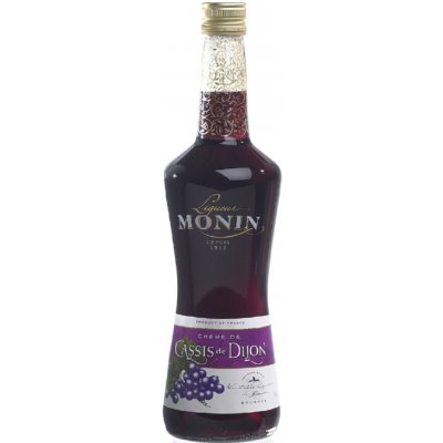 Monin Creme de Cassis de Dijon Liqueur 16% 0,7 l (holá láhev) – Zboží Mobilmania
