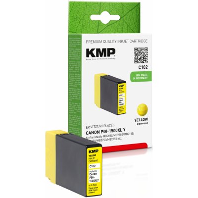 KMP Canon PGI-1500XL Y - kompatibilní – Zboží Mobilmania