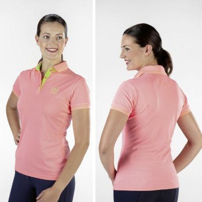 HKM Tričko Classic Polo neon coral – Zboží Mobilmania