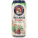 Paulaner Hefe-Weissbier Naturtrub 5,5% 0,5 l (plech) – Zboží Dáma