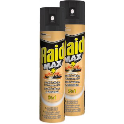 Raid spray proti lezoucímu hmyzu 2 x 400 ml – Zbozi.Blesk.cz