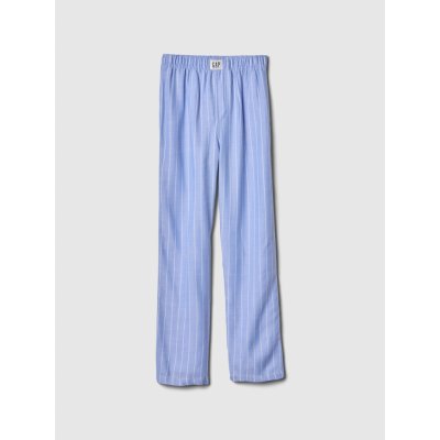 Gap pyžamové flanelové kalhoty modrá – Sleviste.cz