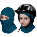 Nojatex Dětská bavlněná kukla pod helmu petrolejová – Sleviste.cz