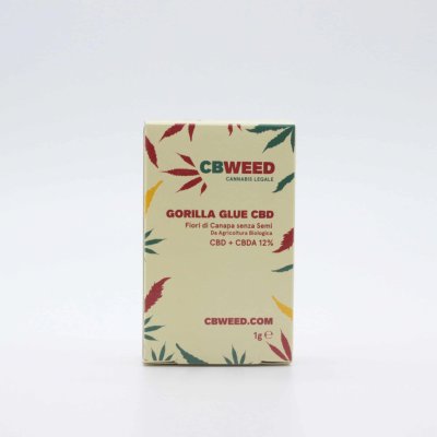 CBWEED Gorilla Glue 0,2% THC 1 g – Sleviste.cz
