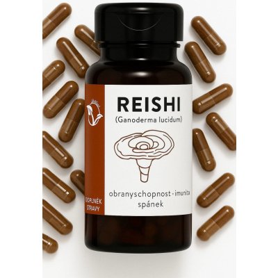 LifeChi Reishi Ganoderma lucidum extrakt 300 mg 100 rostlinných kapslí – Hledejceny.cz