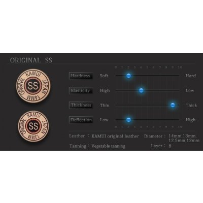 Kamui Original SS 12,5 mm Vrstvená kůže – Zbozi.Blesk.cz