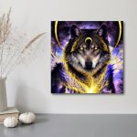 Weltbild Diamantové malování Tajemný vlk – Zboží Mobilmania