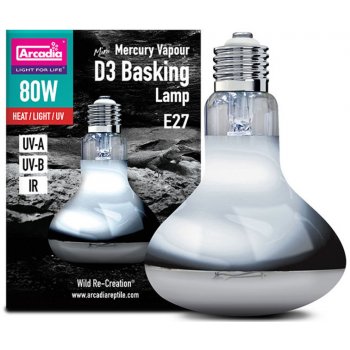 Arcadia D3 Basking Lamp 80 W