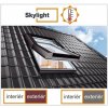 Střešní okno DOBROPLAST - SKYLIGHT PREMIUM TERMO plastové střešní okno PVC 5/7 - 55/78cm