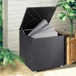FurniGO box 75x75x70cm černá – Hledejceny.cz