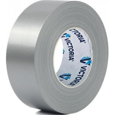 VICTORIA Lepicí páska, stříbrná, 48 mm x 50 m, textilní, super pevná, VICTORIA FACILITY 541554 – Zboží Dáma