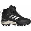Dětské trekové boty adidas juniorské kotníkové zimní boty Terrex Winter Mid Boa Rain.Rdy core black/silver/core black