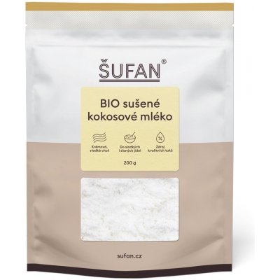 Šufan Bio Kokosové mléko sušené 200 g – Zboží Dáma