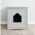 Trixie Skříňka bílá na kočičí WC 49 x 51 x 51 cm – Zbozi.Blesk.cz