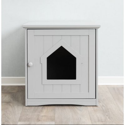 Trixie Skříňka bílá na kočičí WC 49 x 51 x 51 cm – Zboží Dáma