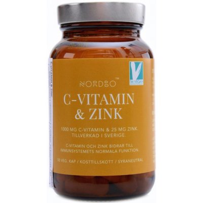 Nordbo Vitamin C & Zinek 50 kapslí – Hledejceny.cz