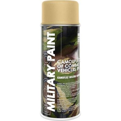 DecoColor kamuflážní sprej Military Paint RAL 400 ml RAL 1001 khaki světlá – Zbozi.Blesk.cz