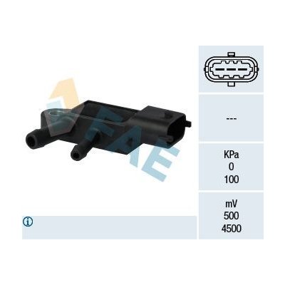 Senzor, tlak výfukového plynu FAE 16105 16105 – Zbozi.Blesk.cz