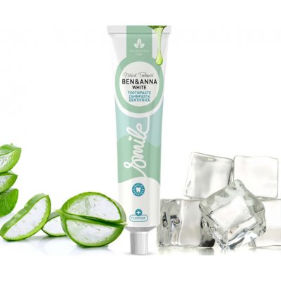 Ben & Anna White přírodní s fluoridem 75 ml – Hledejceny.cz