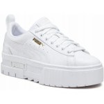 Puma Mayze Classic dámské kožené tenisky na platformě bílé – Zboží Dáma