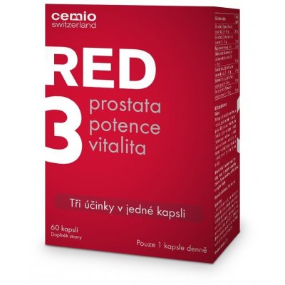 Cemio RED3 60 kapslí – Hledejceny.cz