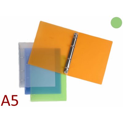 Karton P+P Opaline 4 kroužkový pořadač 25 mm zelený – Sleviste.cz