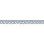 Elastická lemovací krajka, 13mm - světle modrá – Zboží Dáma