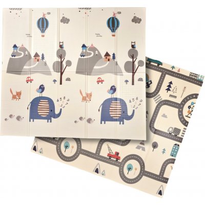 KIK KX4503_4 pěnová podložka na podlahu ulice les – Hledejceny.cz