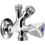 AQUALINE Kombinovaný ventil 1/2'x3/4'x3/8', chrom 5309 – Zboží Mobilmania