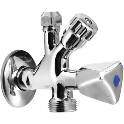 AQUALINE Kombinovaný ventil 1/2'x3/4'x3/8', chrom 5309 – Zboží Mobilmania