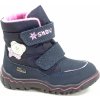 Dětské kotníkové boty Santé IC 833989 blu rosa