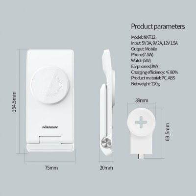 Nillkin PowerTrio 3v1 MagSafe pro Samsung Watch 6902048249936 – Hledejceny.cz