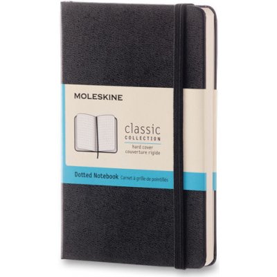 Moleskine Zápisník tvrdé desky tečkovaný černý A6 – Hledejceny.cz
