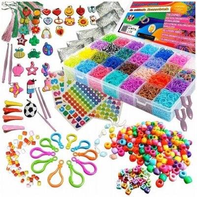 Loom Bands Sada 800 ks gumičky na náramky – Hledejceny.cz