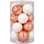 Aga Vánoční baňky MIX 4cm 16ks Růžové – Hledejceny.cz