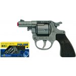Alltoys policejní revolver kovový stříbrný kovový 8 ran – Hledejceny.cz
