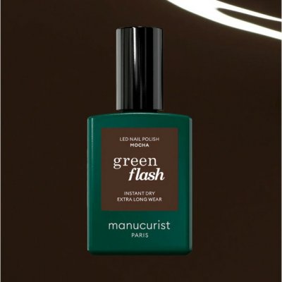Manucurist Green Flash LED lak Mocha 15 ml – Zboží Mobilmania