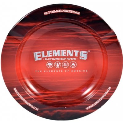 Elements Red kovový popelník – Zboží Mobilmania