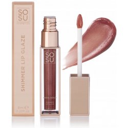 SOSU Cosmetics Lesk na rty Shimmer Lip Glaze Rose Gold 6 ml