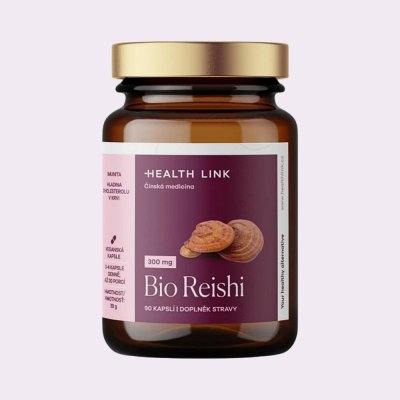 Health Link Reiši vegan kapsle BIO 90 ks – Hledejceny.cz