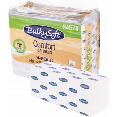 Bulky Soft ZZ, 2 vrstvy, bílé, 3000 ks – Zboží Dáma