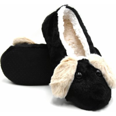 Dámské domácí bačkory ZVÍŘE černá – Zboží Dáma